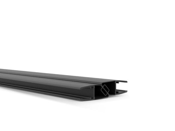 2 Magnetische Duschdichtungen Schwarz 90 Grad I Für Glasstärken 6 bis 8 mm Längen 180 bis 200 cm