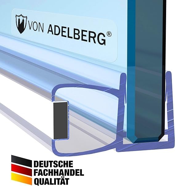 Magnet Duschdichtung Länge: 200 cm - Für Glasstärke: 6 bis 8 mm - Profil-Profi