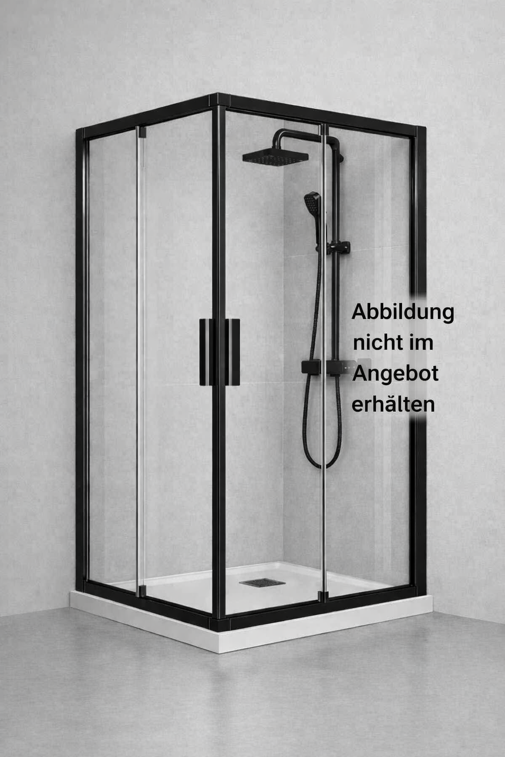 2 Magnetische Duschdichtungen Schwarz 90 Grad I Für Glasstärken 6 bis 8 mm Längen 180 bis 200 cm